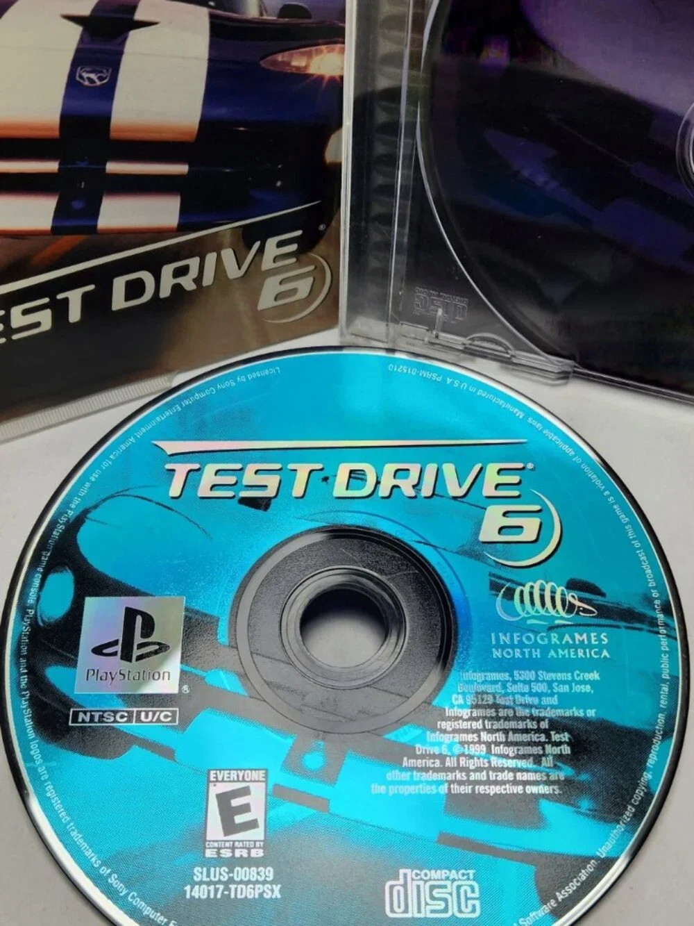 Test Drive 6 PS1 CIB Complete /w Manual Black Label PlayStation 1 Game - Tested
